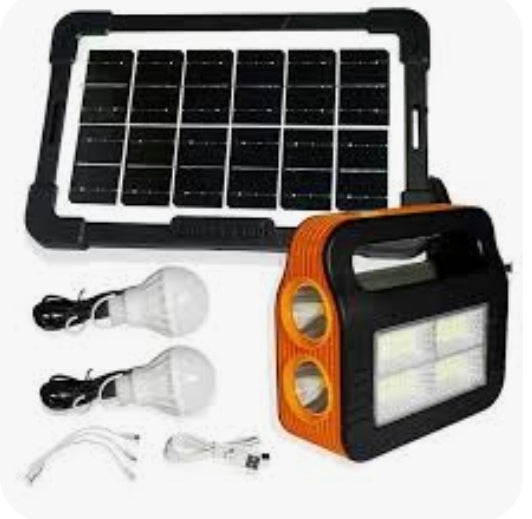 Mini Solar Emergency Light – Rechargeable LED Lamp for Home & Outdoor