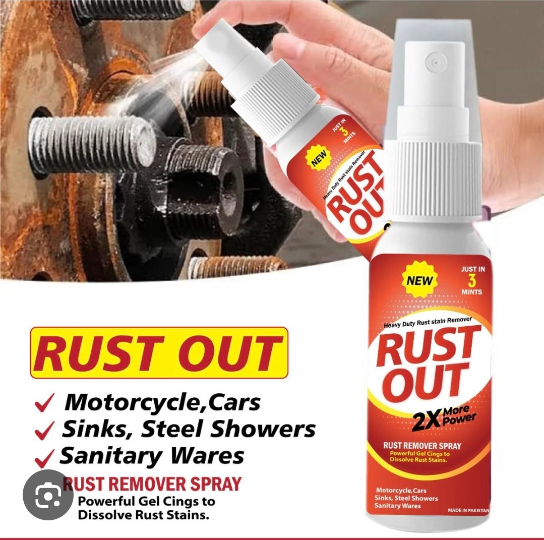 Heavy Duty Rust Remover Spray for Bike, Car & Home