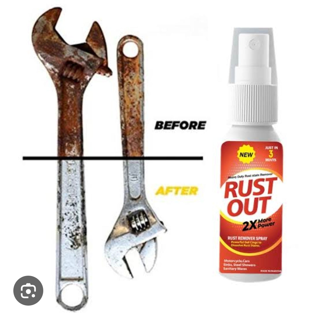 Heavy Duty Rust Remover Spray for Bike, Car & Home